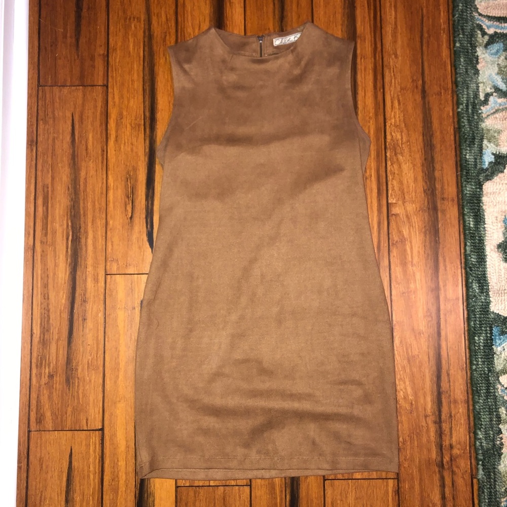 Small Tan Suede Dress